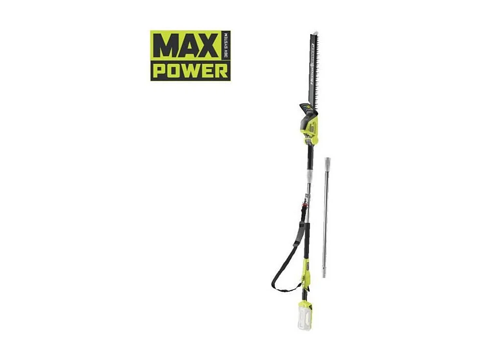 Taille-haies sur perche 36V - lames 50 cm - écartement 22 mm - tube d'extension 40 cm fourni - vendu sans batterie ni chargeur