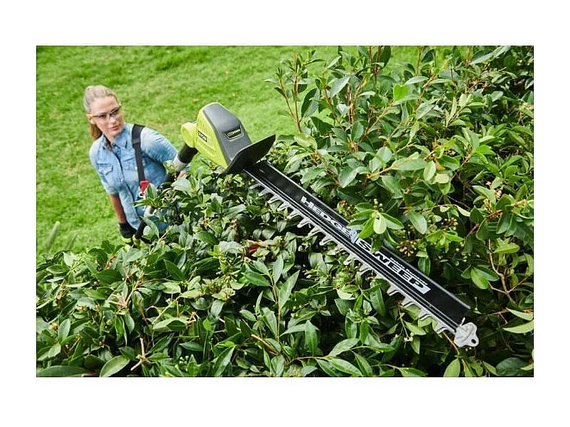 Taille-haies sur perche 36V - lames 50 cm - écartement 22 mm - tube d'extension 40 cm fourni - vendu sans batterie ni chargeur