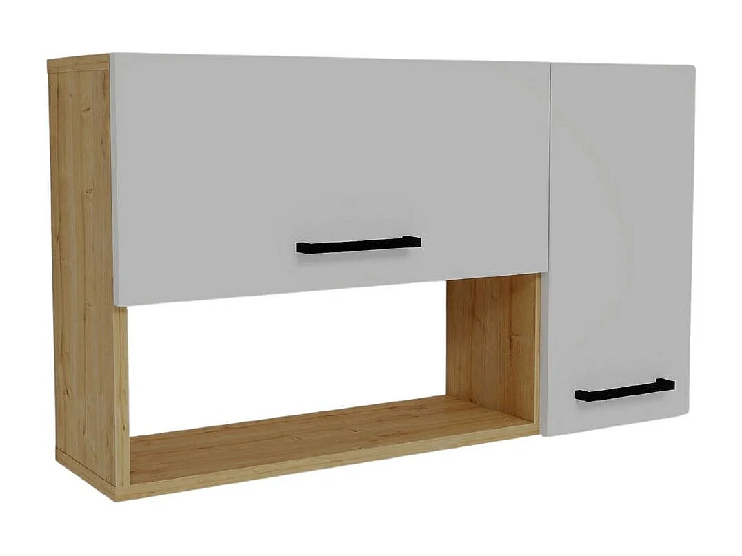 Buffet en bois "Akasya" - 90 x 24 x 52 cm - Blanc