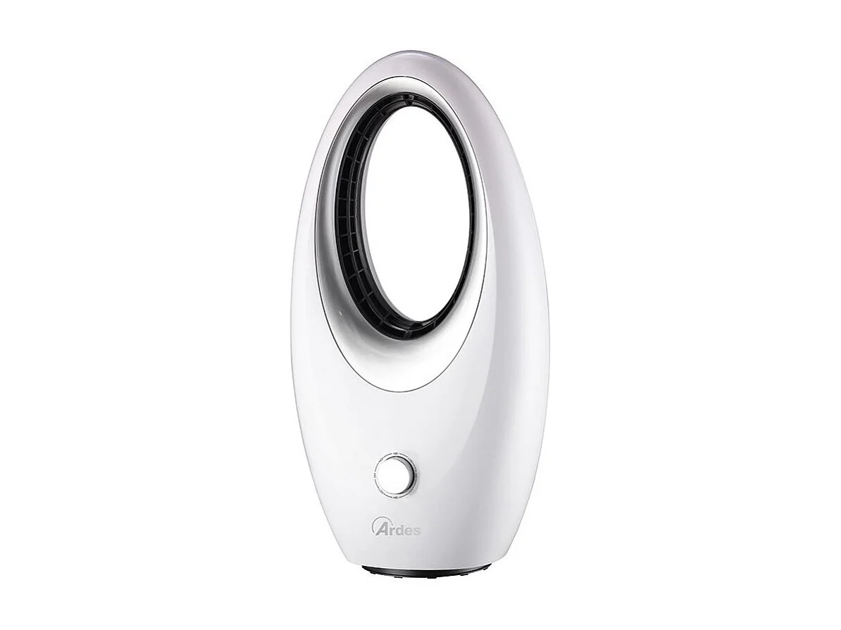 Ventilador Oscilante sem Pás Ardes AR5BL1M Prateado Branco 3 Velocidades