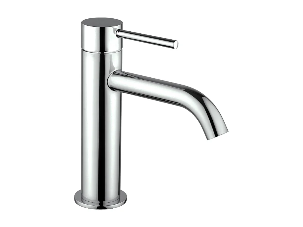 Mitigeur lavabo bec bas PAINI Cox Slim chromé avec vidage clic clac