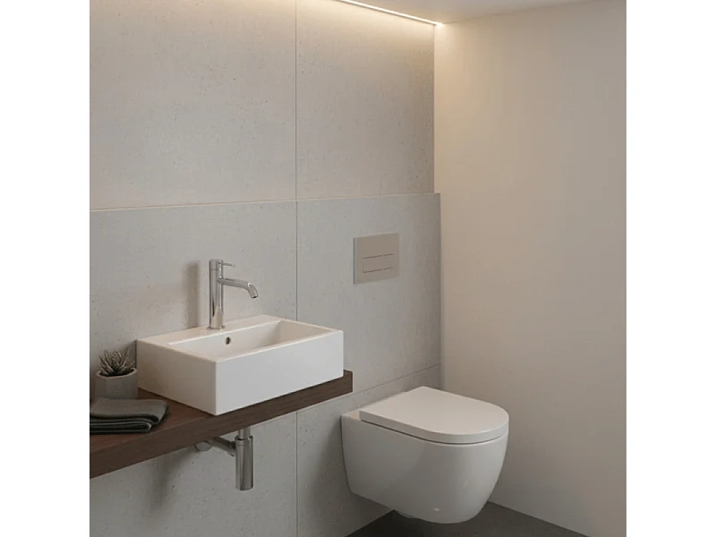 Mitigeur lavabo bec bas PAINI Cox Slim chromé avec vidage clic clac