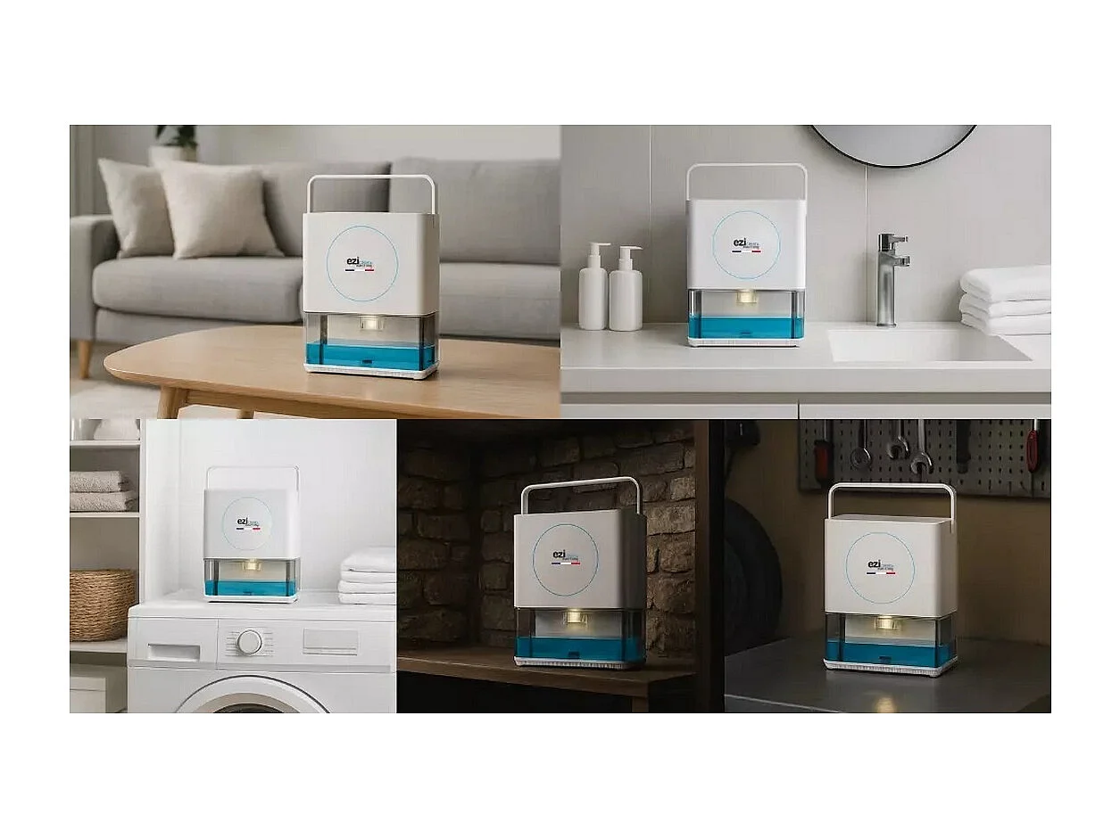 E.ziclean Déshumidificateur 0.6l/j blanc - DRYFLOWX