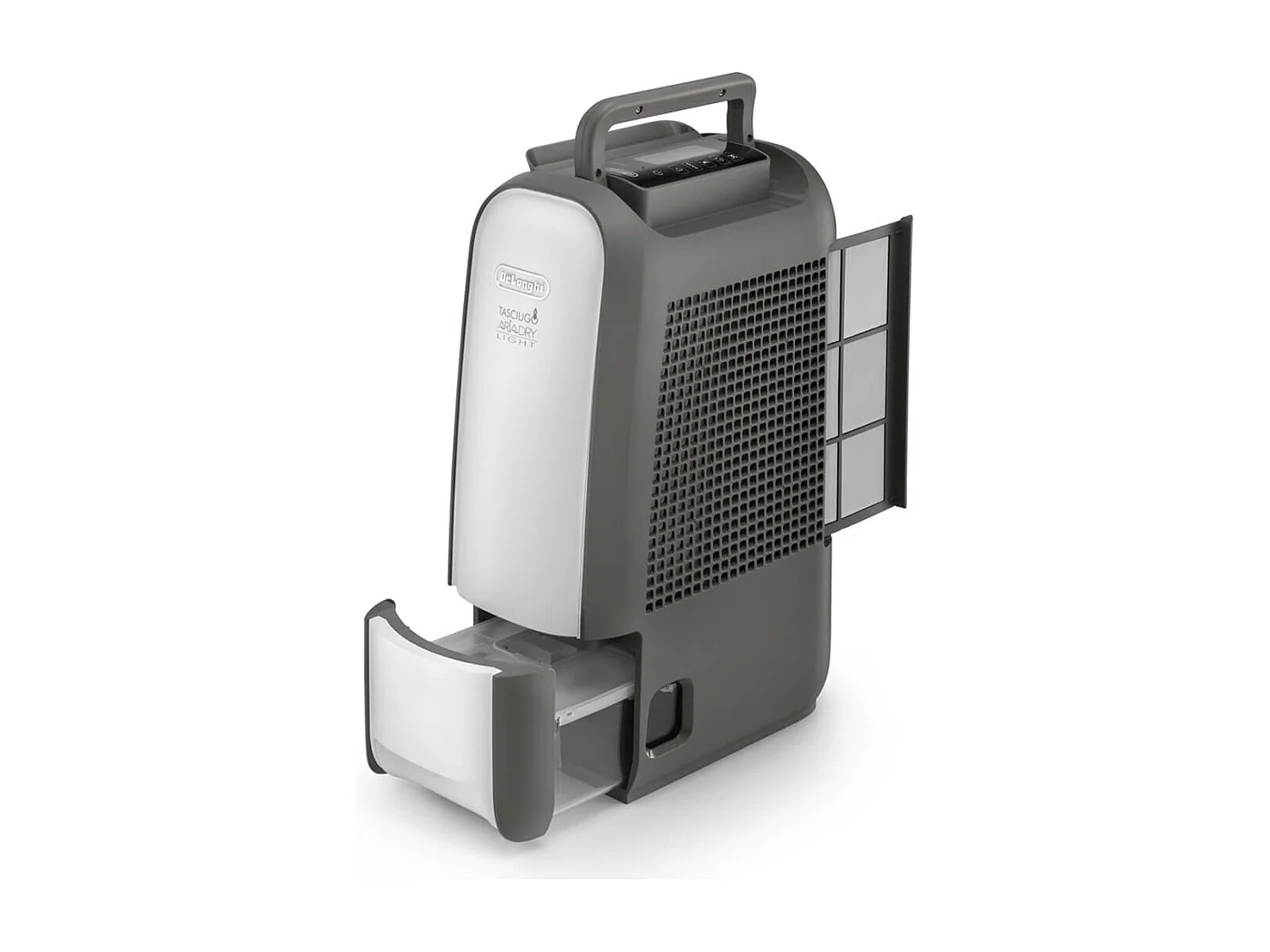 De’Longhi DNS80 Deumidificatore 2,8 L 34 dB Nero Grigio