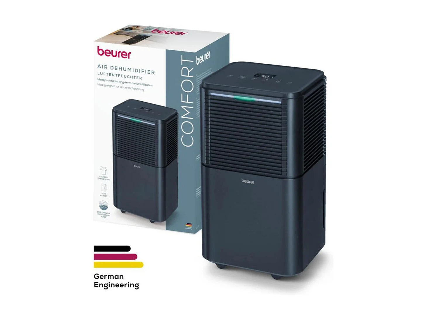 Beurer LE 150 Deumidificatore 2 L Nero