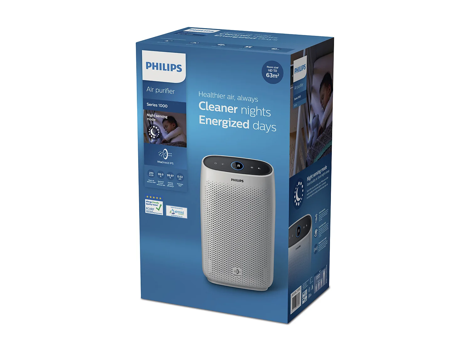 Philips 1000 series Purificateur d'air série 1000i AC1215/10
