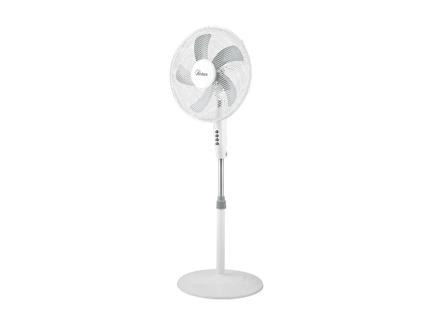 Ardes BRISA 41PB Ventilatore a Piantana con 3 velocita' Bianco