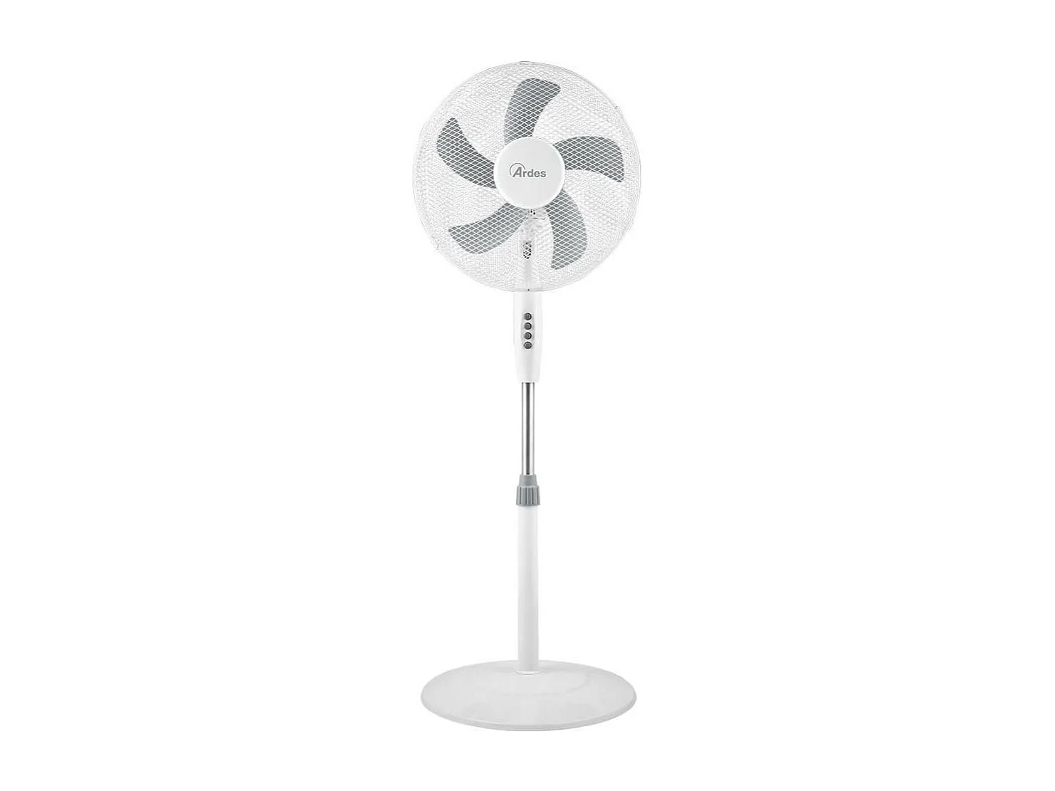 Ardes BRISA 41PB Ventilatore a Piantana con 3 velocita' Bianco