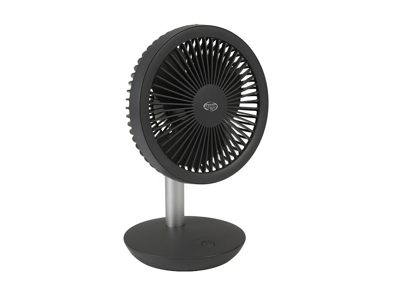Argoclima Orfeo Titanium Ventilatore Portatile Cordless Ricaricabile Nero