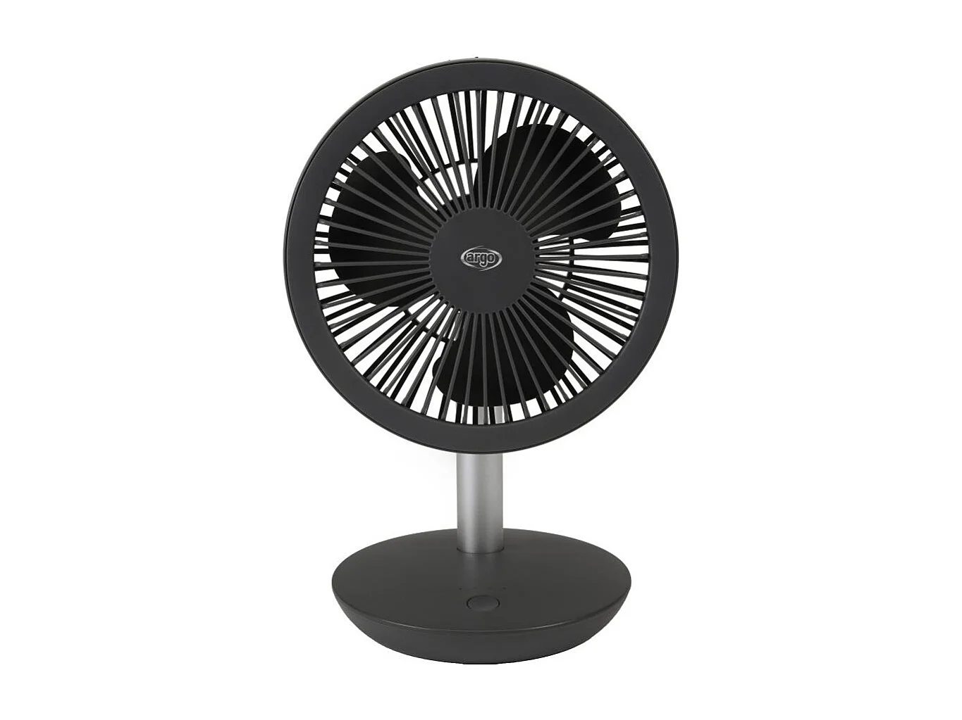 Argoclima Orfeo Titanium Ventilatore Portatile Cordless Ricaricabile Nero