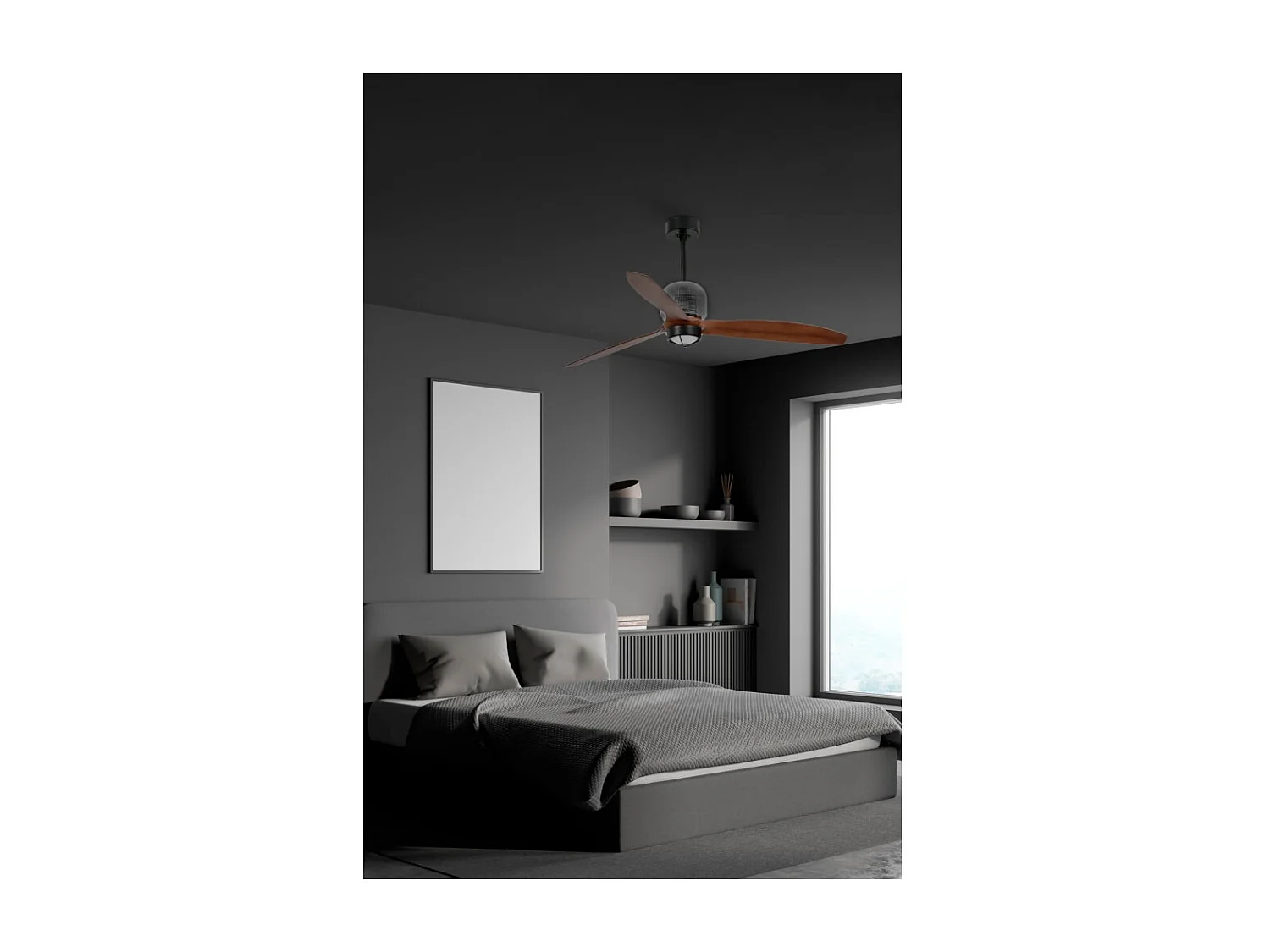 DECO FAN LED, Plafondventilator met Licht, Faro Barcelona