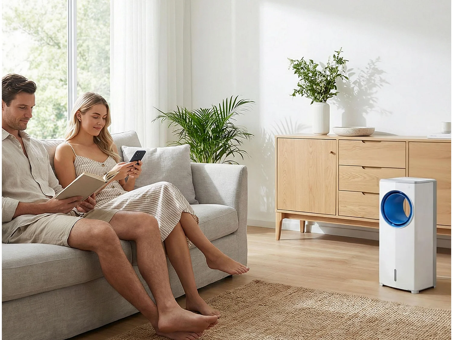 Refroidisseur à évaporation sans lames