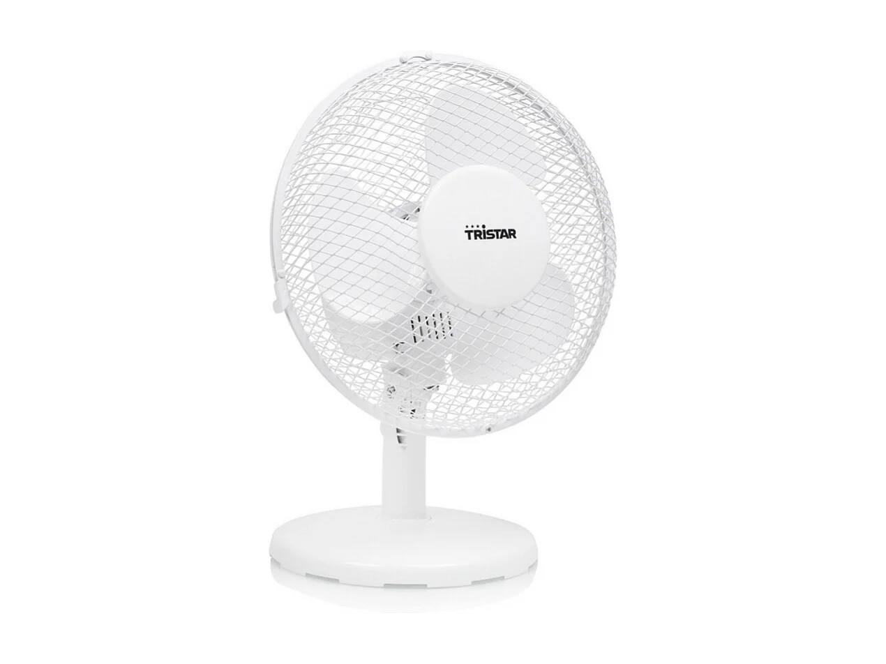 Tristar Ventilateur de table 23cm 30w blanc - VE-5721