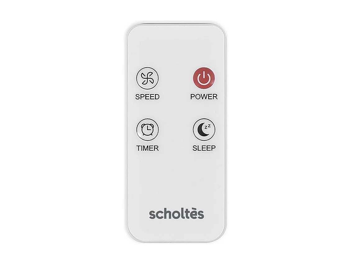 Scholtes Ventilateur sur pied 35cm 45w blanc - SCUS500DT