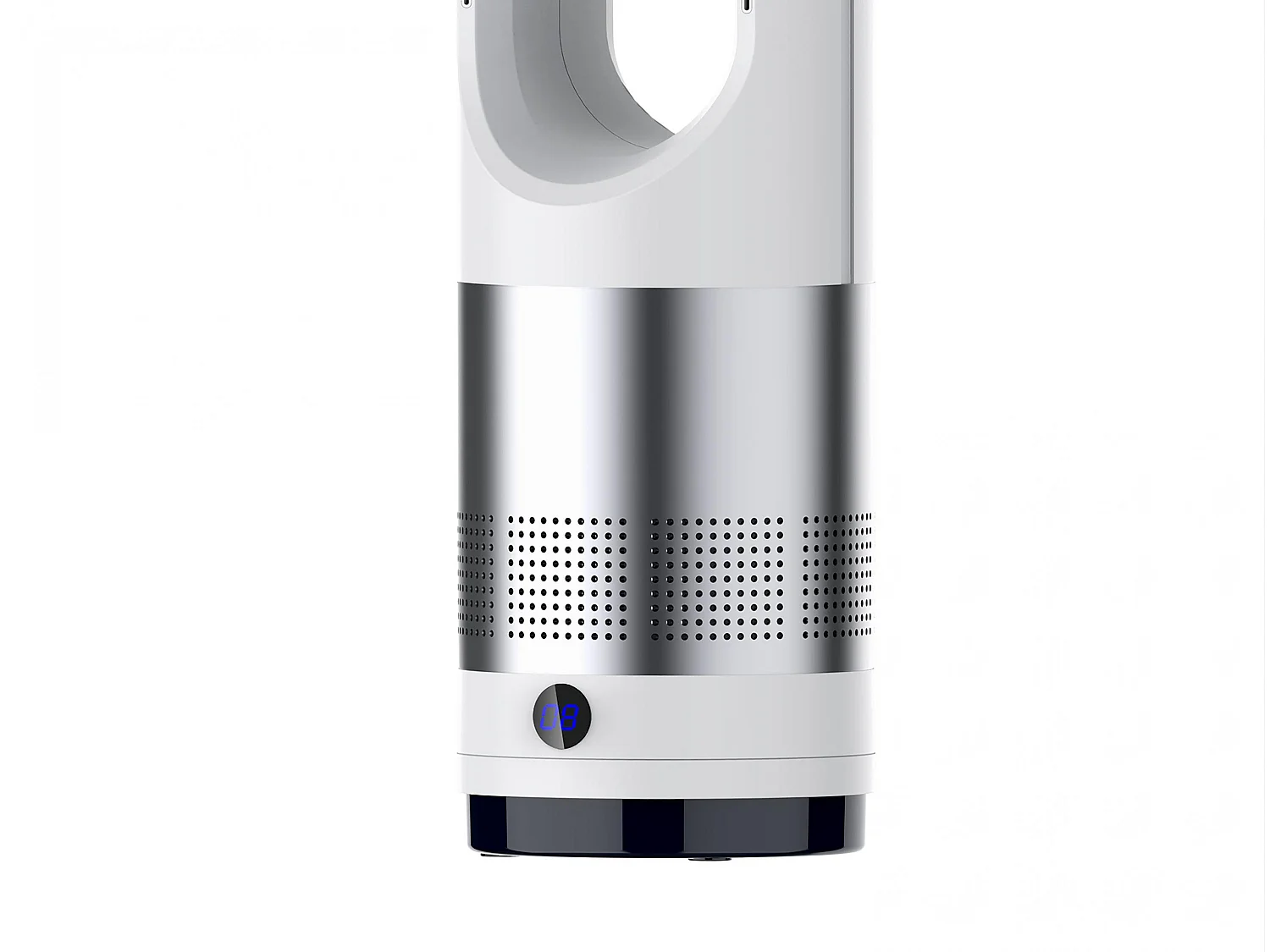 Ventilateur chauffant sans pales avec oscillation et 8 vitesses