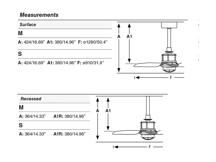 JUST FAN XS LED, Ventilateur de plafond avec lumière, Faro Barcelona