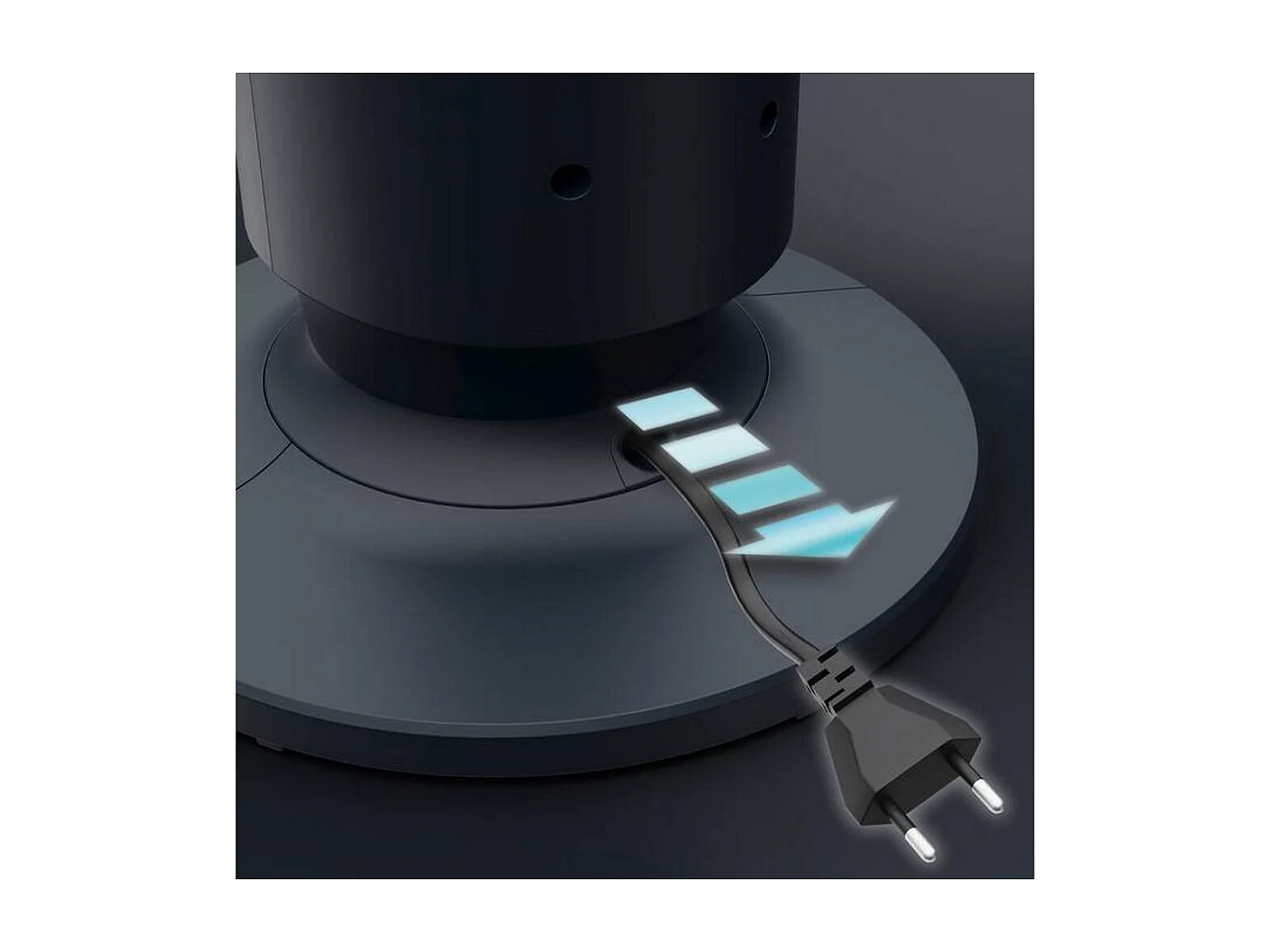 Rowenta Eole Silence Force , Ventilatore a Torre, Raffrescamento Intenso, Silenzioso, VU7050