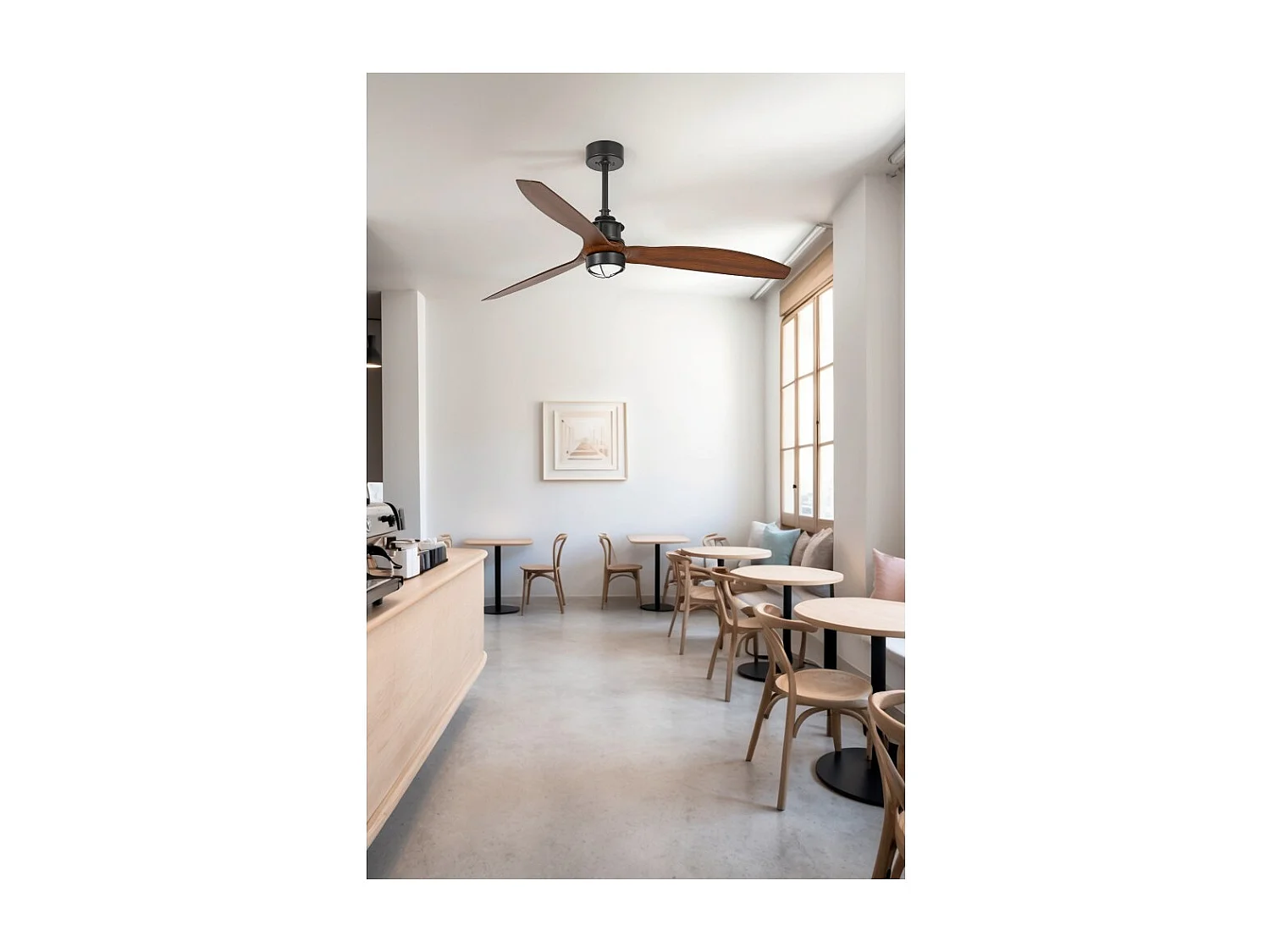 JUST FAN LED, Plafondventilator met Licht, Faro Barcelona