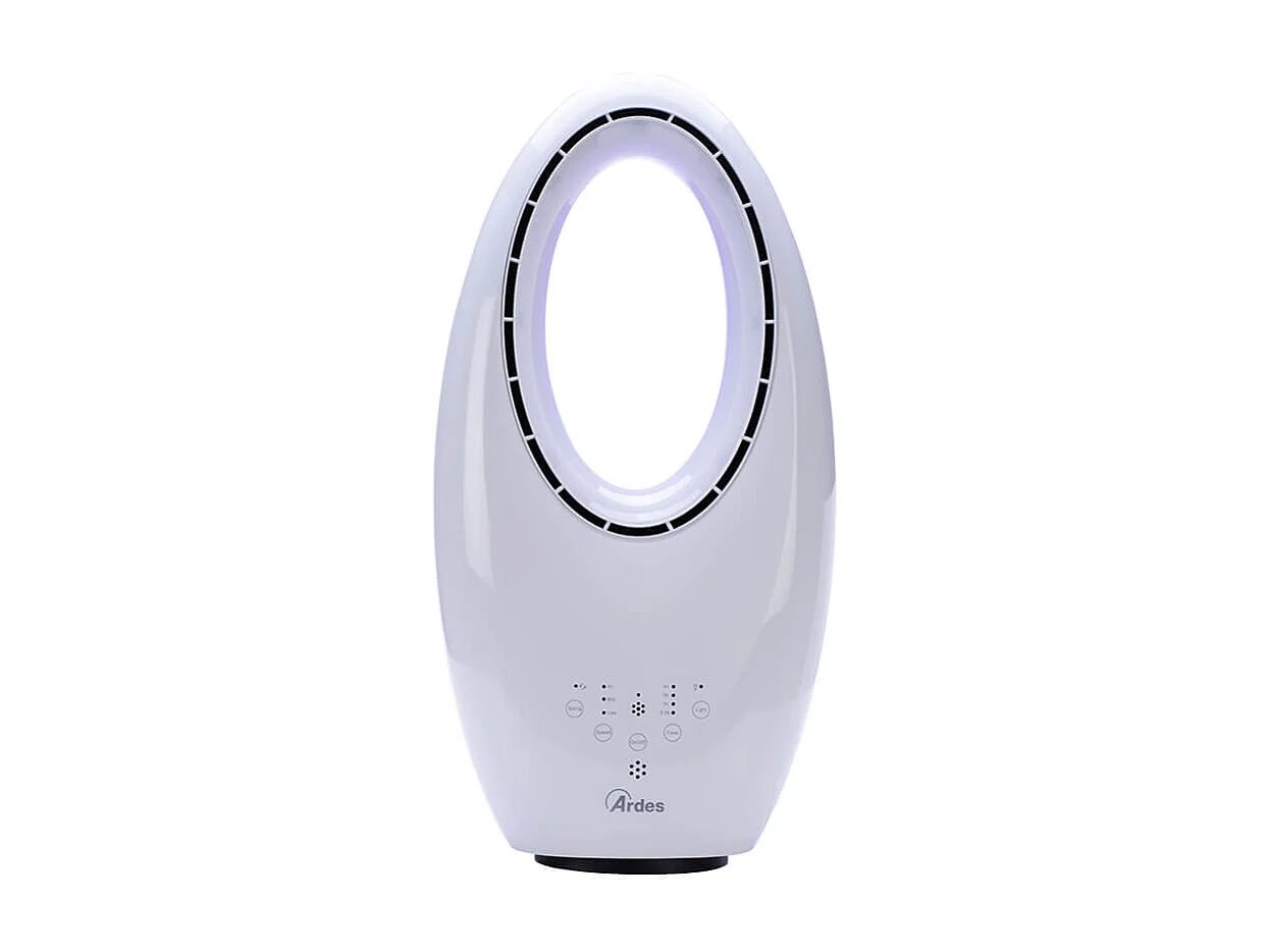 Ventilador ciclónico sem pás Ardes AR5BL1B com lâmpada LED branca