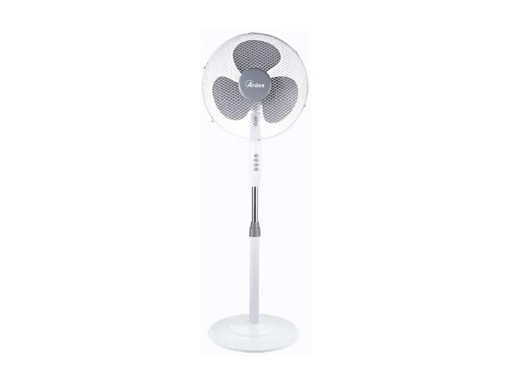 Ventilatore Ardes AR5BR40PB a Piantare 3 Velocita' 40W Bianco
