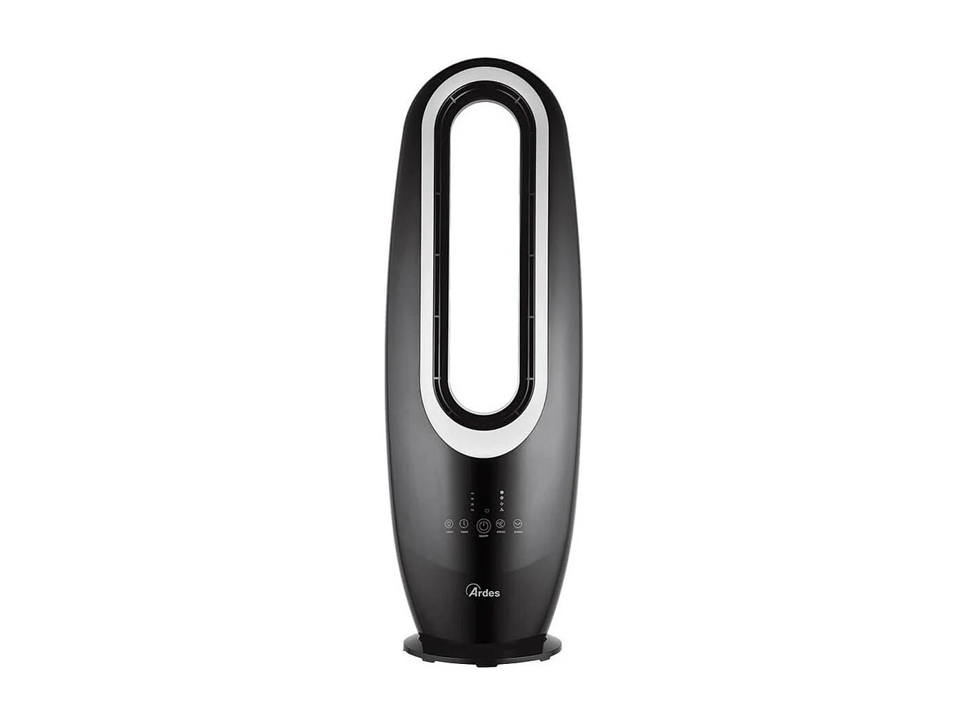 Ardes AR5BL3 Bladeless Tower Fan mit LED-Nachtlicht, Fernbedienung und Touch-Bedienung