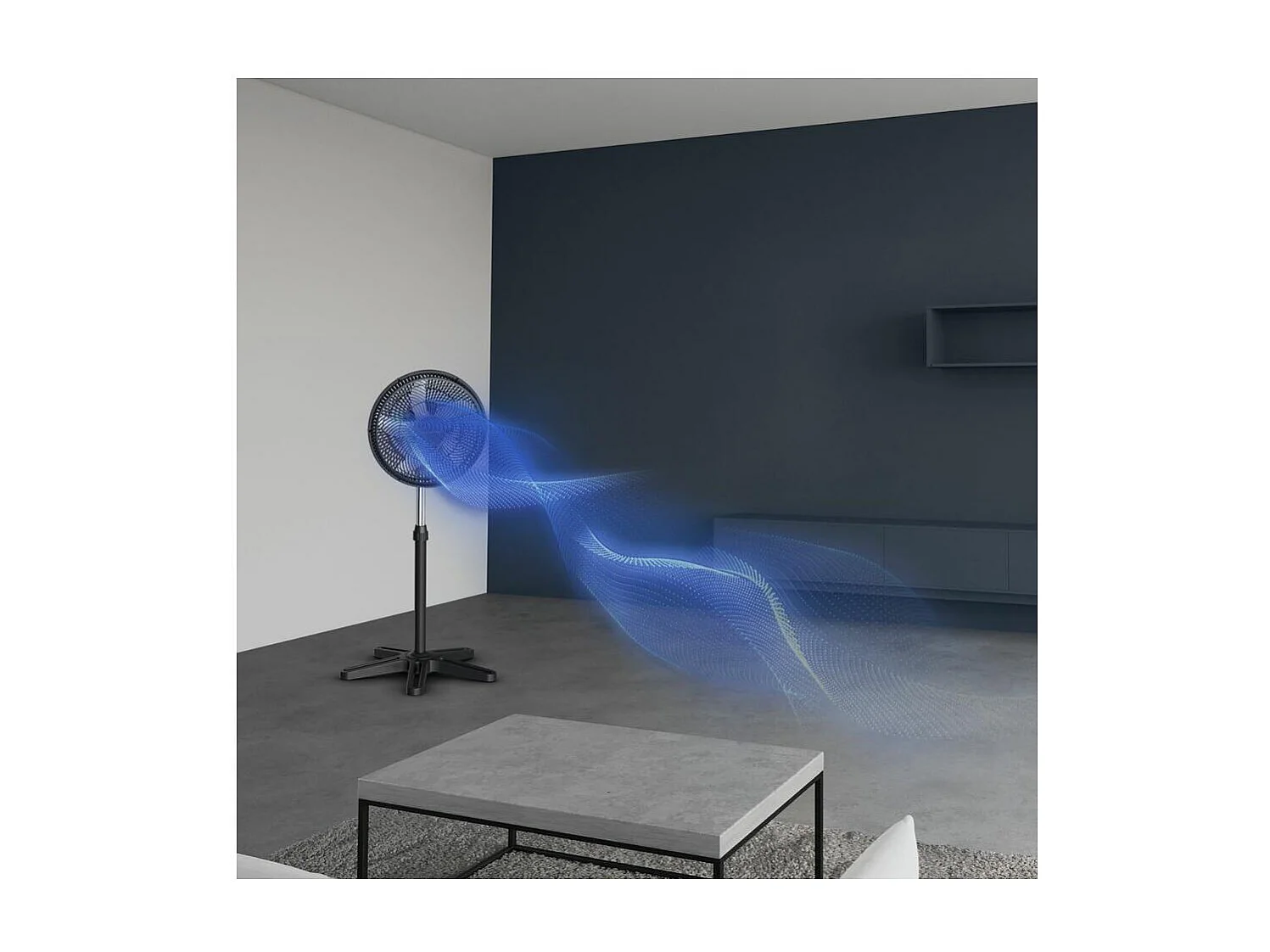 Rowenta Turbo Essential VU3110F0 ventilatore Nero