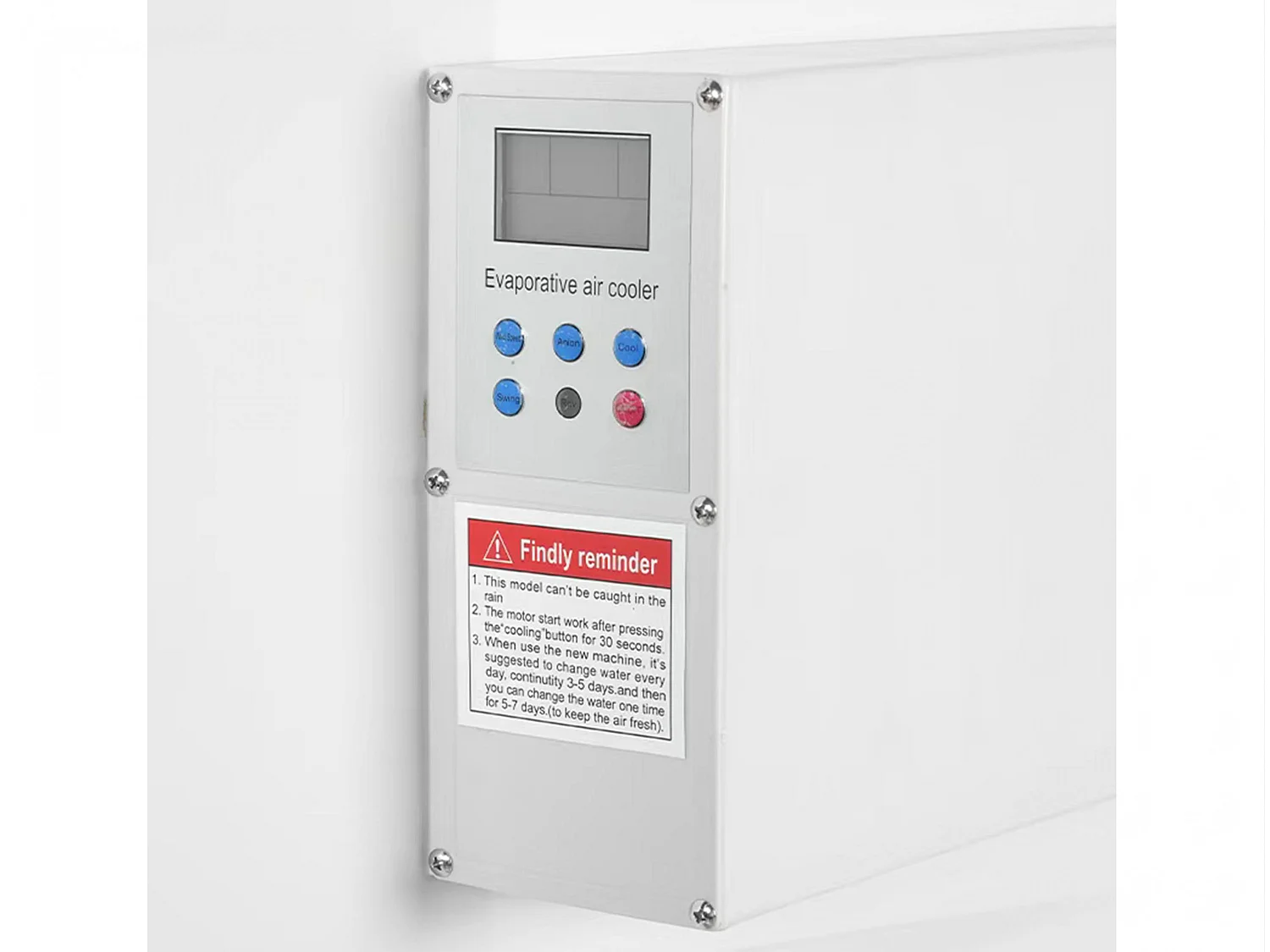 Refroidisseur par évaporation à haut débit et réservoir de 120 litres