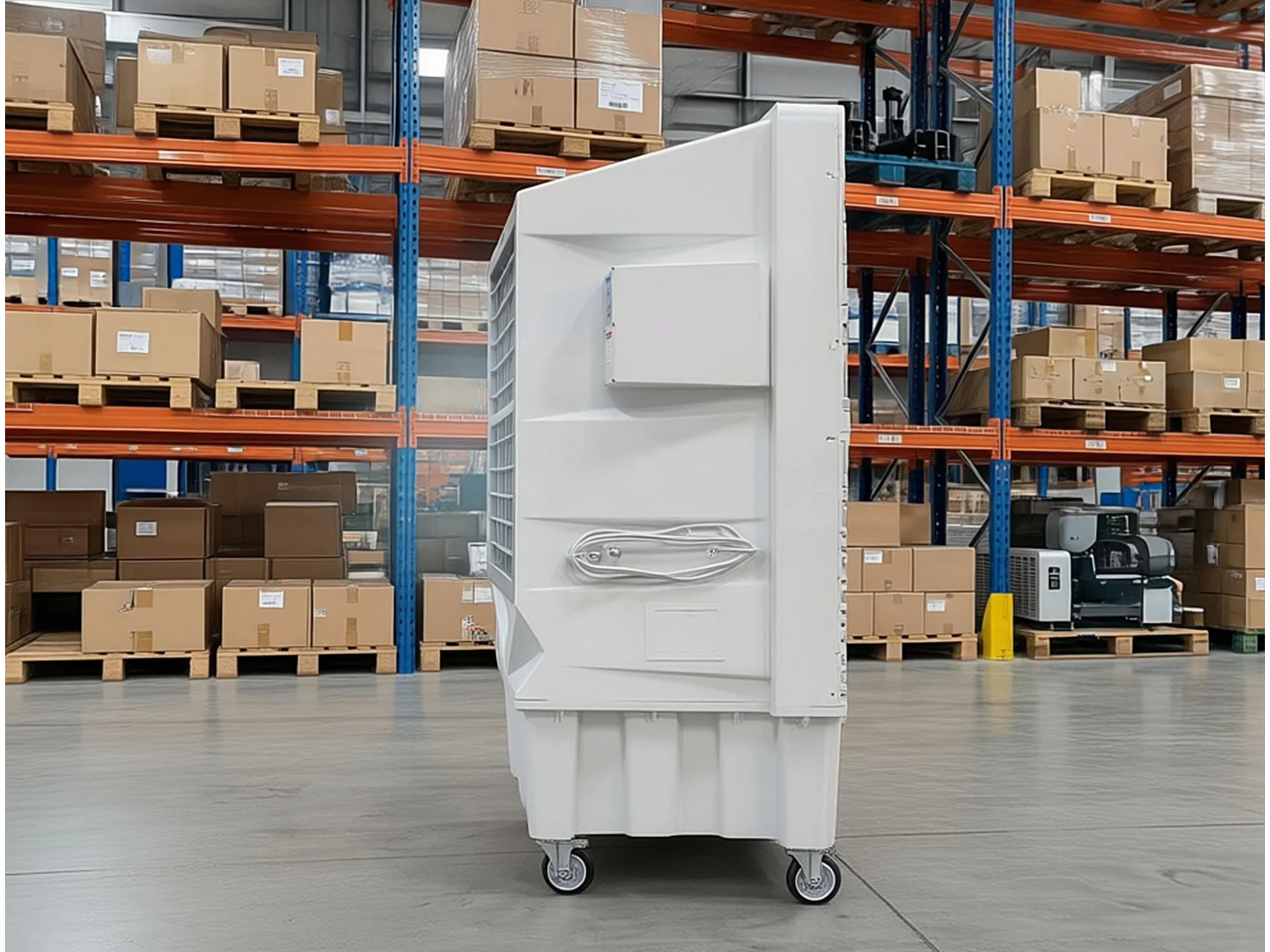 Refroidisseur par évaporation à haut débit et réservoir de 120 litres