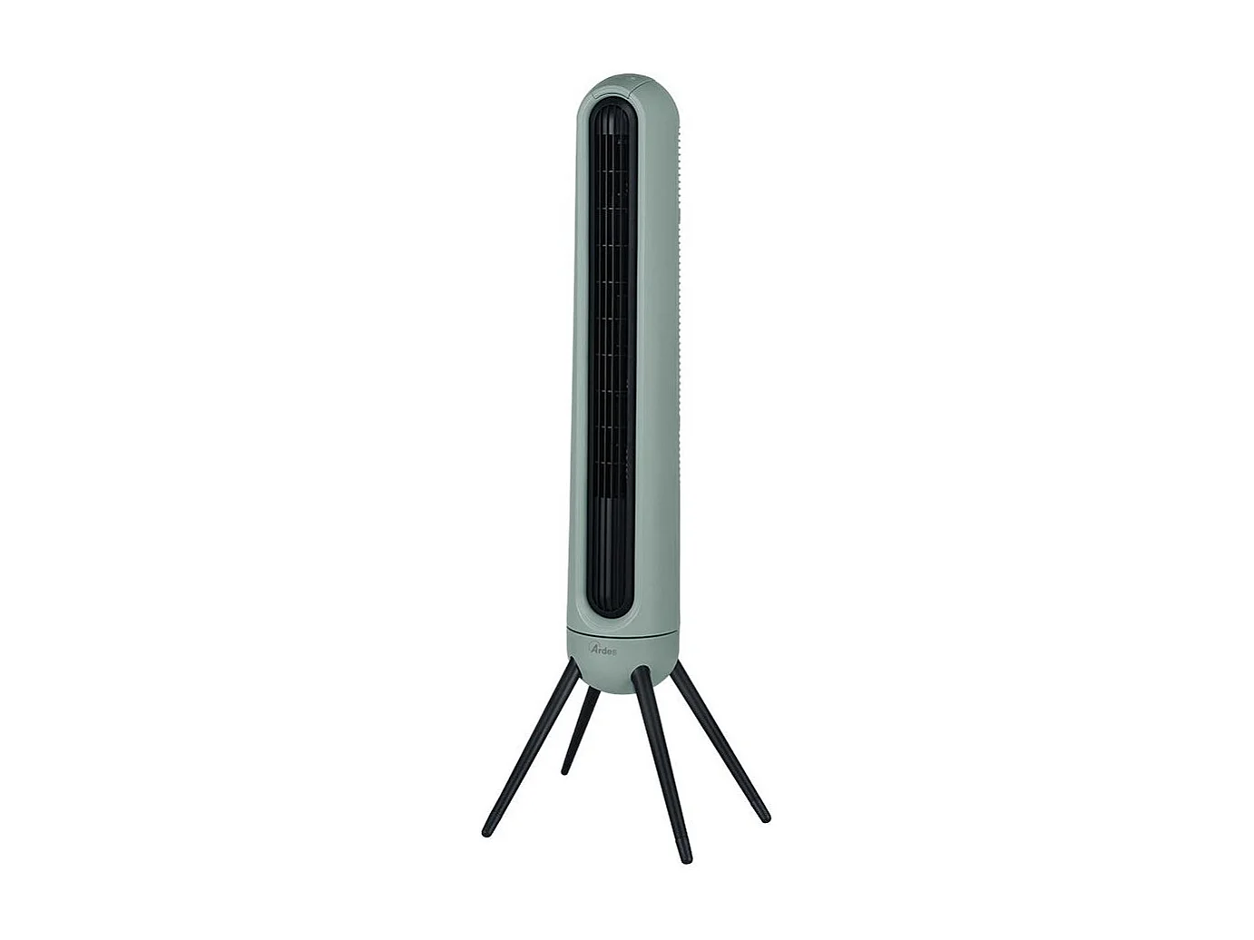 Ventoinha de Torre Ardes AR5T1001 com Controlo Remoto e Ecrã LED, Cinzento, 3 Velocidades, Brisa Natural, Modo Noturno