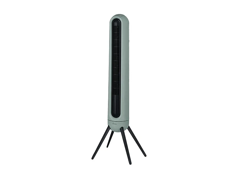 Ventoinha de Torre Ardes AR5T1001 com Controlo Remoto e Ecrã LED, Cinzento, 3 Velocidades, Brisa Natural, Modo Noturno