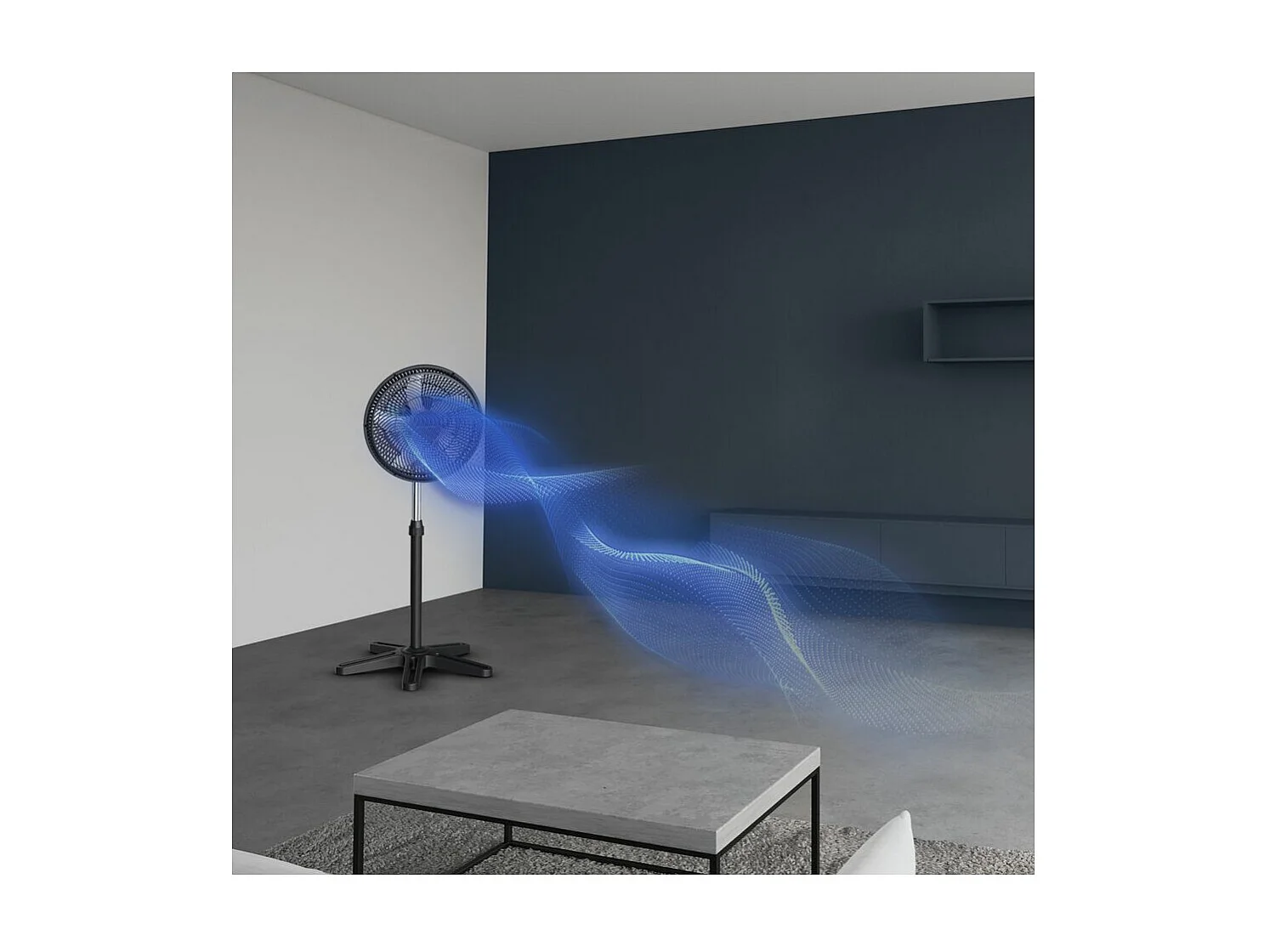 Rowenta Turbo Essential VU3110F0 ventilateur Noir