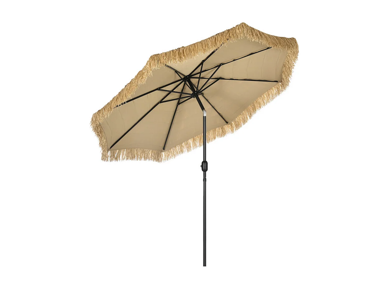 Parasol Monterosso Inclinable Kaki Résistant Extérieur Jardin Terrasse Vacances
