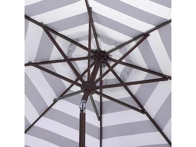 Parasol Noir/Rayure OPEN: 256 x 256 X 251 CLOSE: 15 x 15 x 251 - Thomas