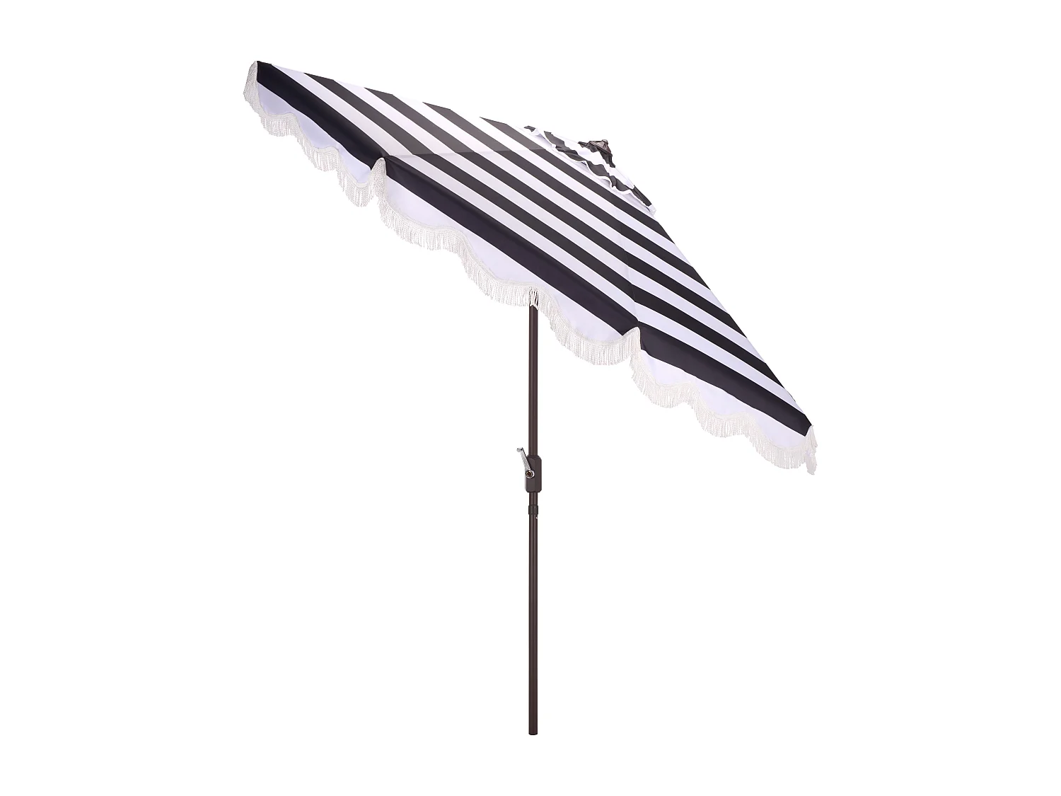 Parasol Noir/Rayure OPEN: 256 x 256 X 251 CLOSE: 15 x 15 x 251 - Thomas