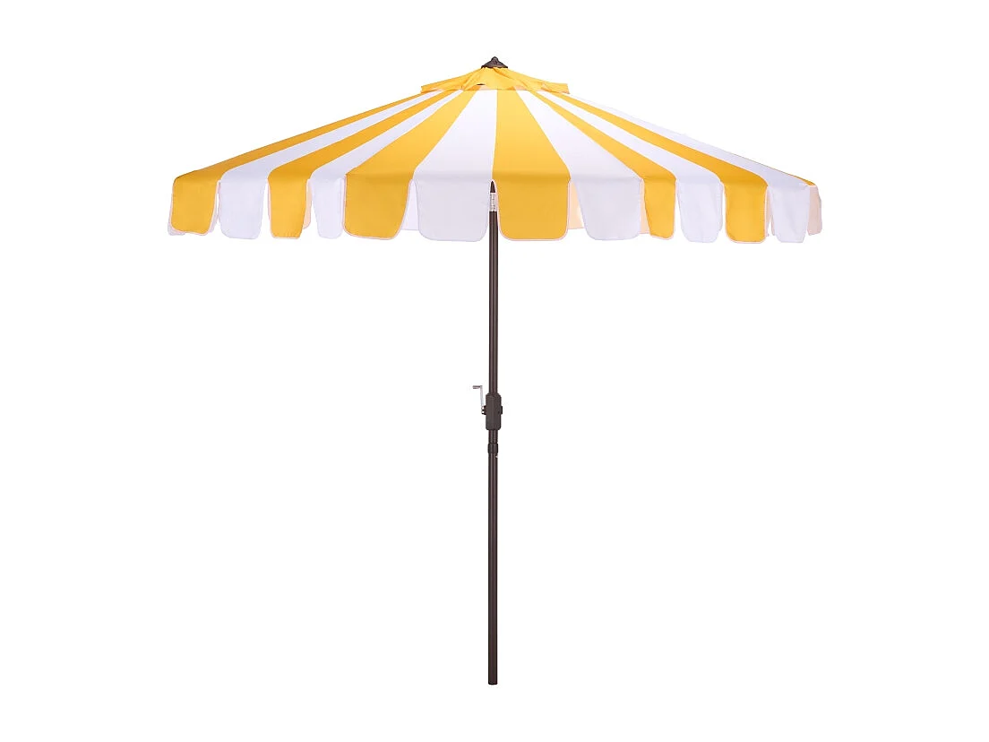 Parasol Rayure jaune OPEN: 256 x 256 X 251 CLOSE: 15 x 15 x 251 - James