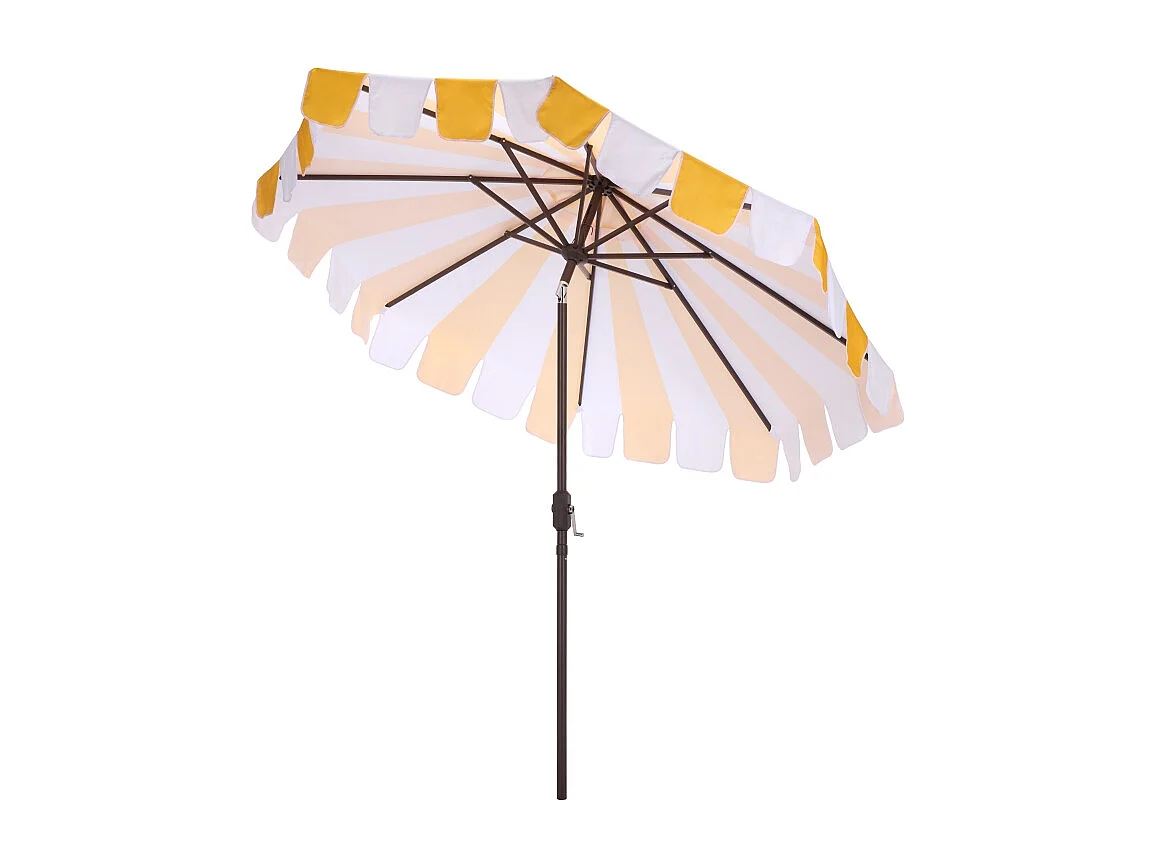 Parasol Rayure jaune OPEN: 256 x 256 X 251 CLOSE: 15 x 15 x 251 - James