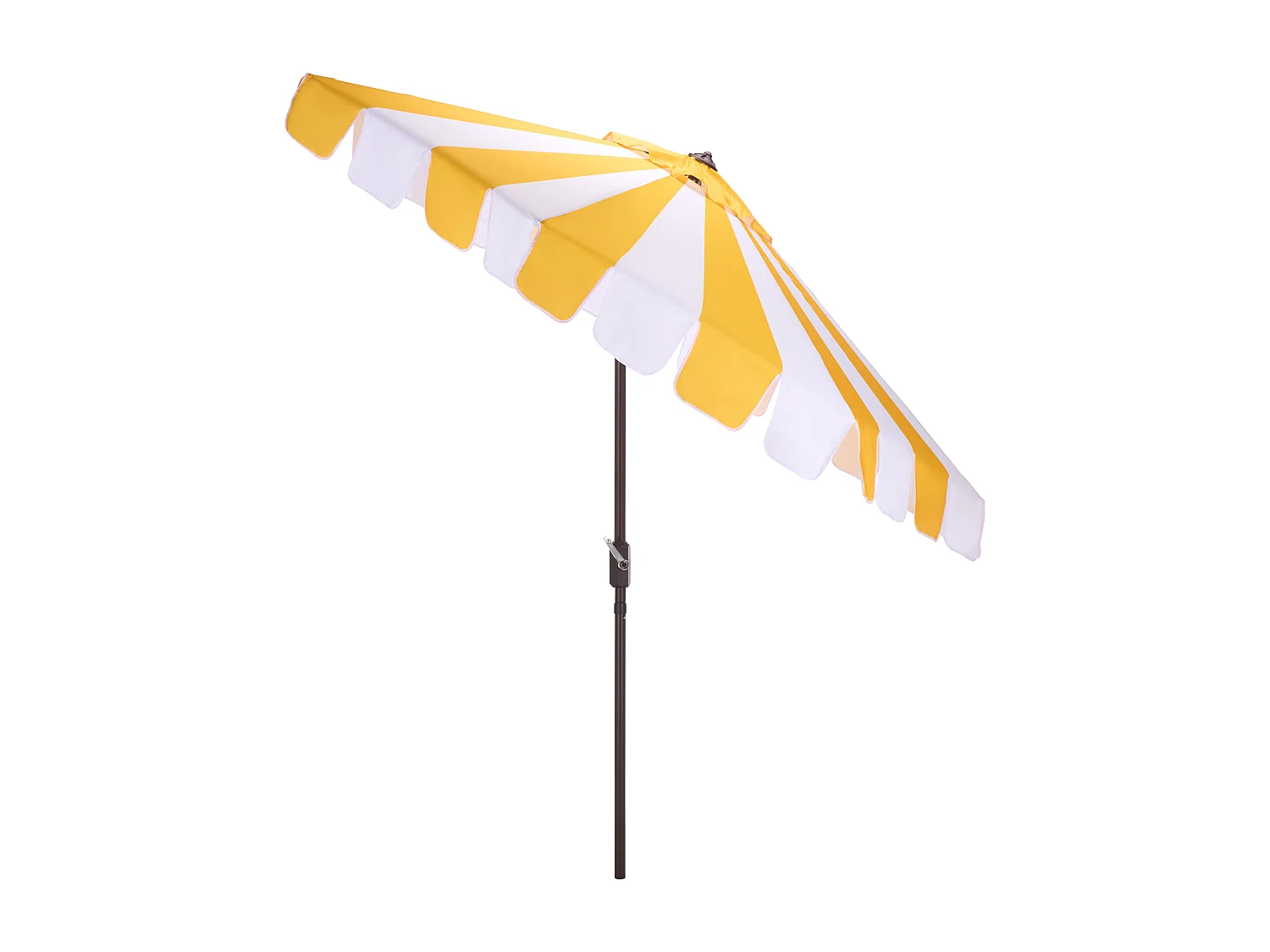 Parasol Rayure jaune OPEN: 256 x 256 X 251 CLOSE: 15 x 15 x 251 - James
