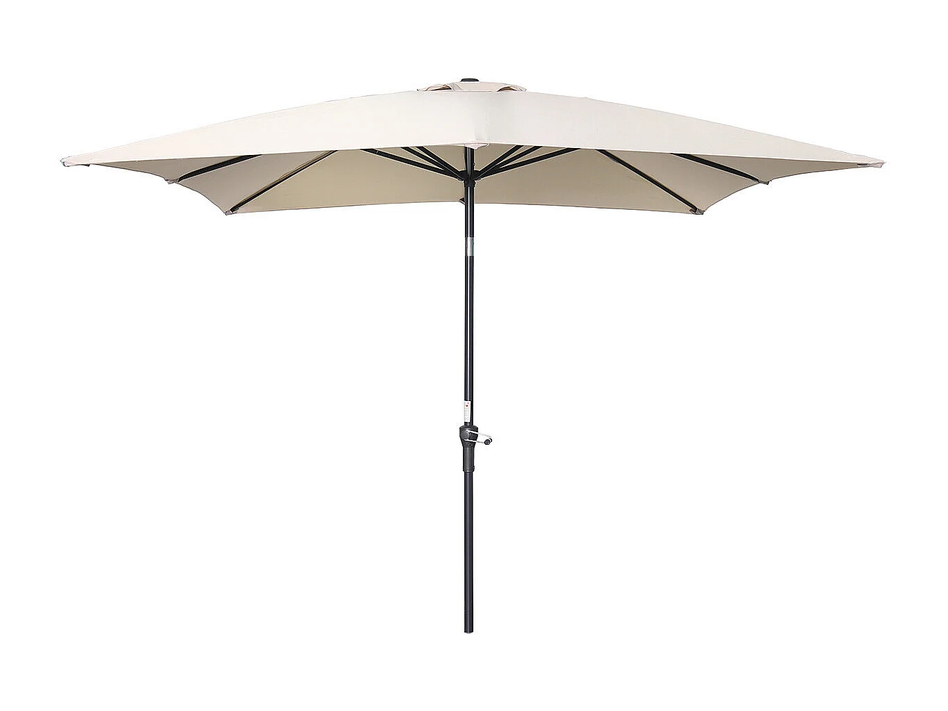 Garden Impressions Lotus stokparasol 250x250 - ecru
