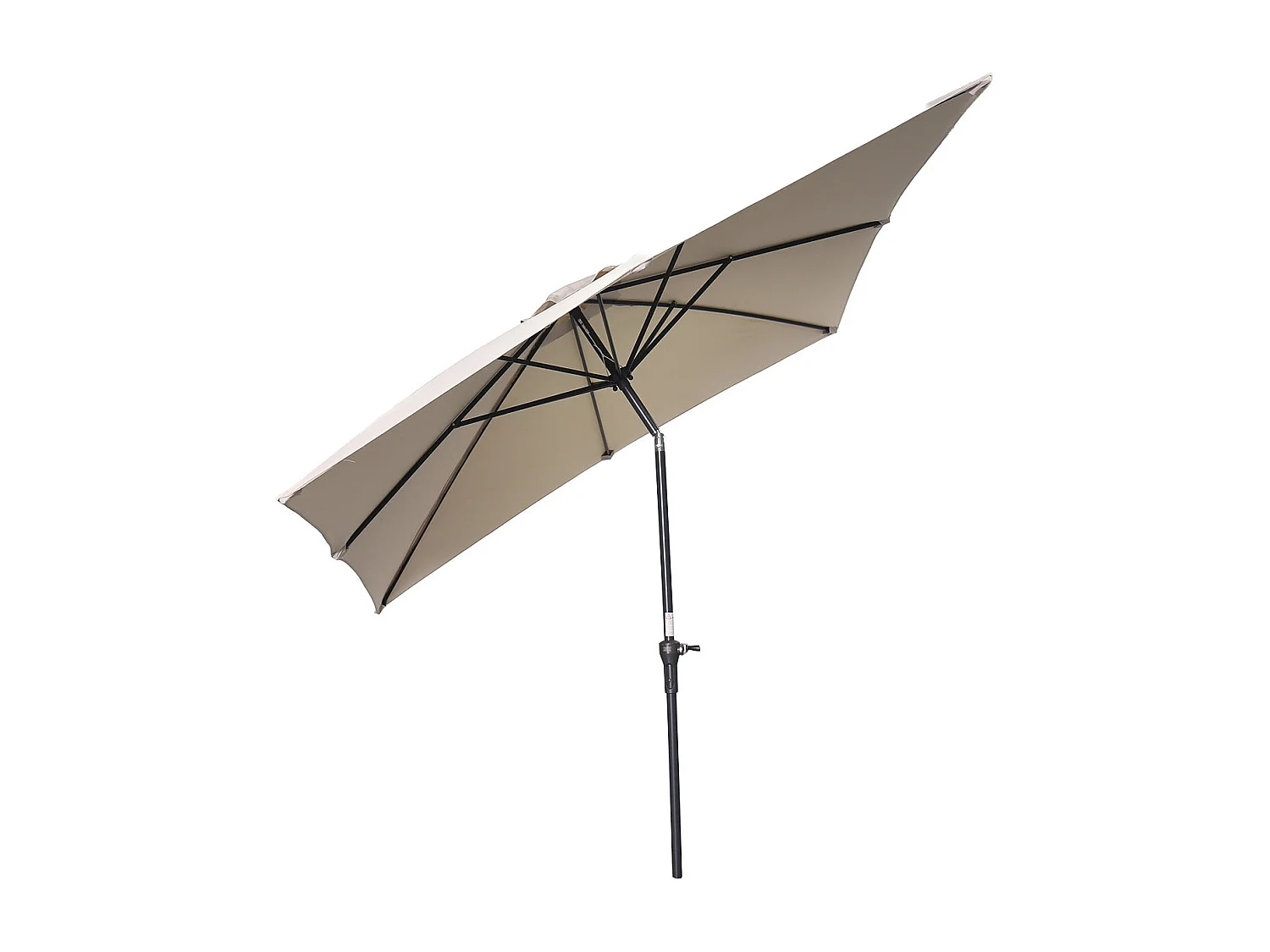 Garden Impressions Lotus stokparasol 250x250 - ecru