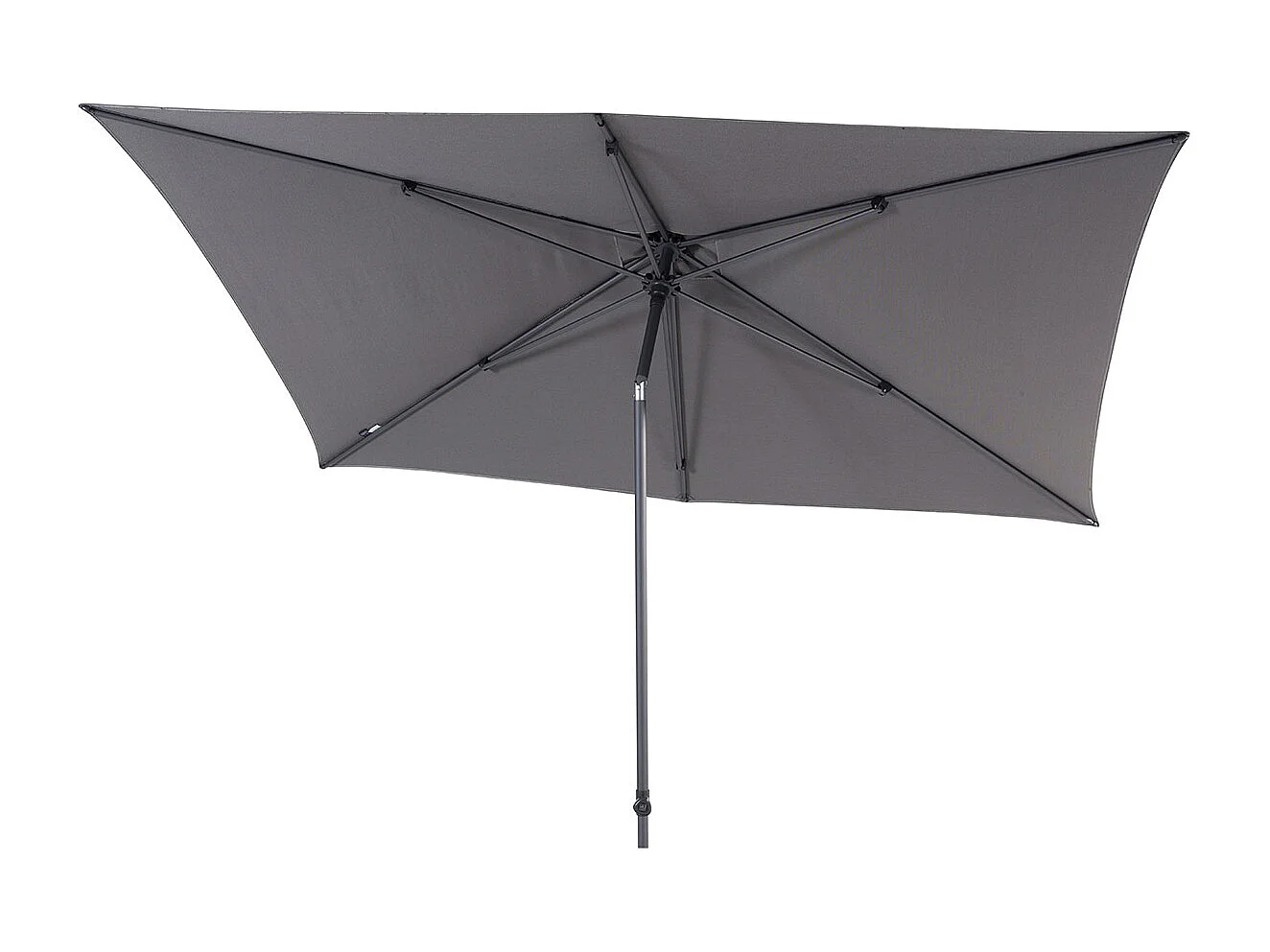 4 Seasons Azzurro stokparasol 200x300 cm Charcoal solefin