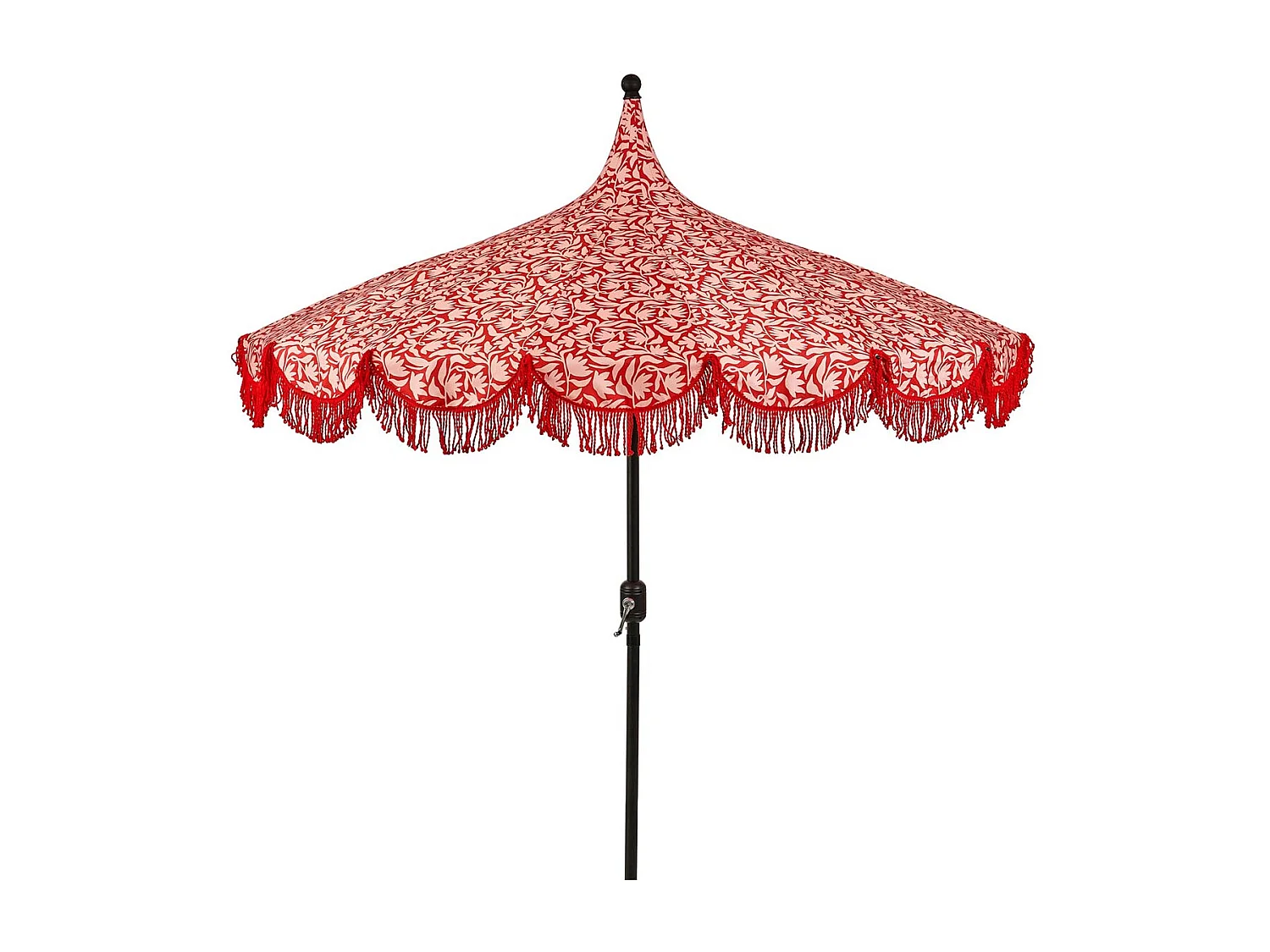 Edelman Kelly stokparasol rood - Ø235 x 238 cm