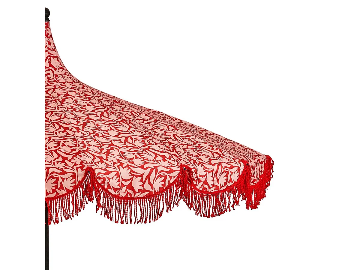Edelman Kelly stokparasol rood - Ø235 x 238 cm