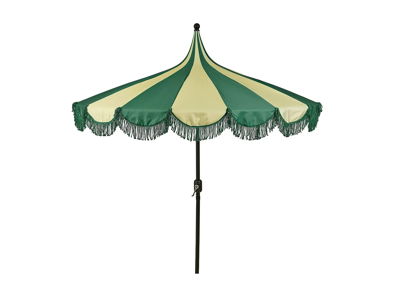 Edelman Kim stokparasol donker groen - Ø235 x 238 cm
