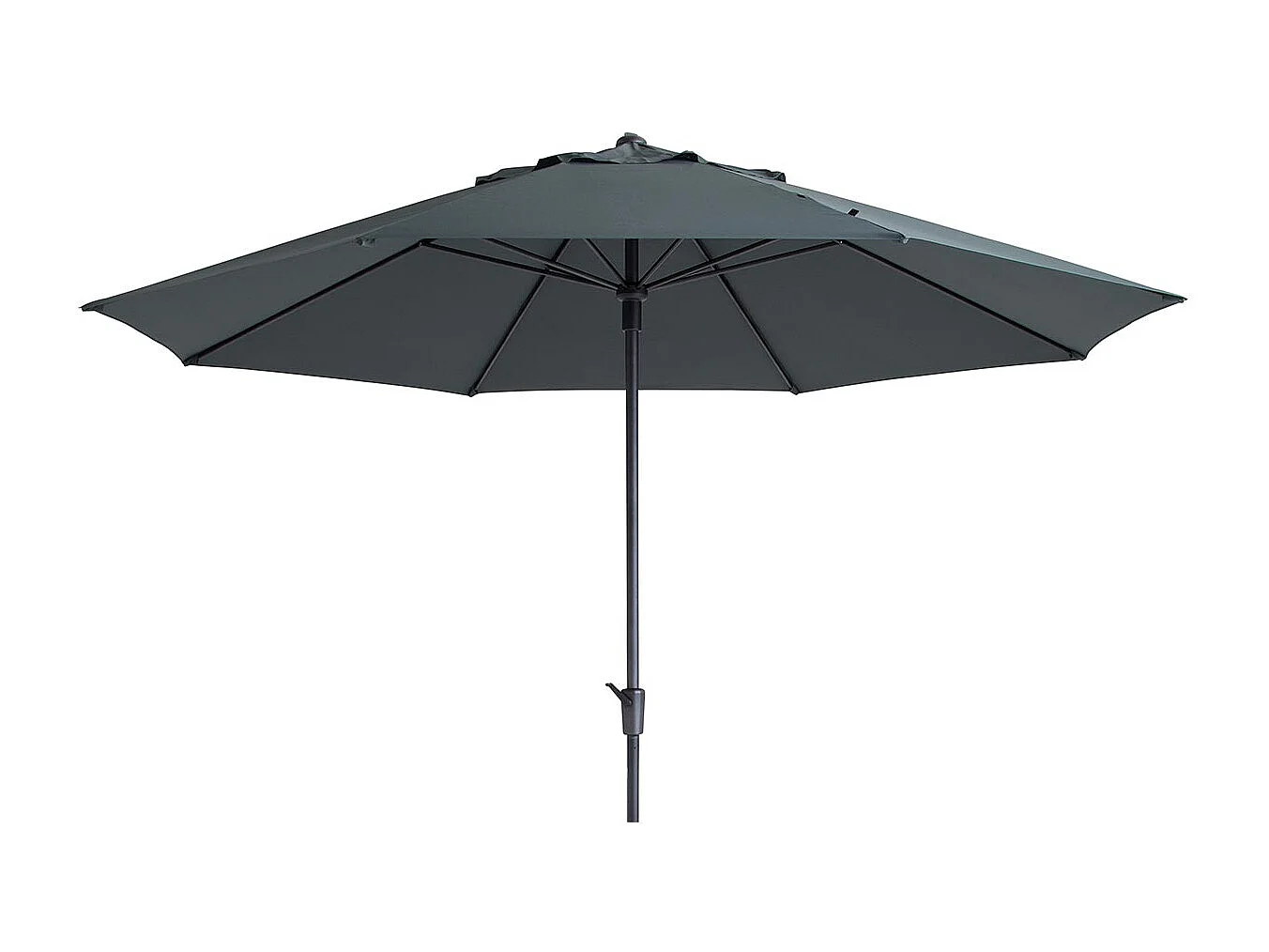 Madison Timor luxe stokparasol Ø400 cm - polyester grey
