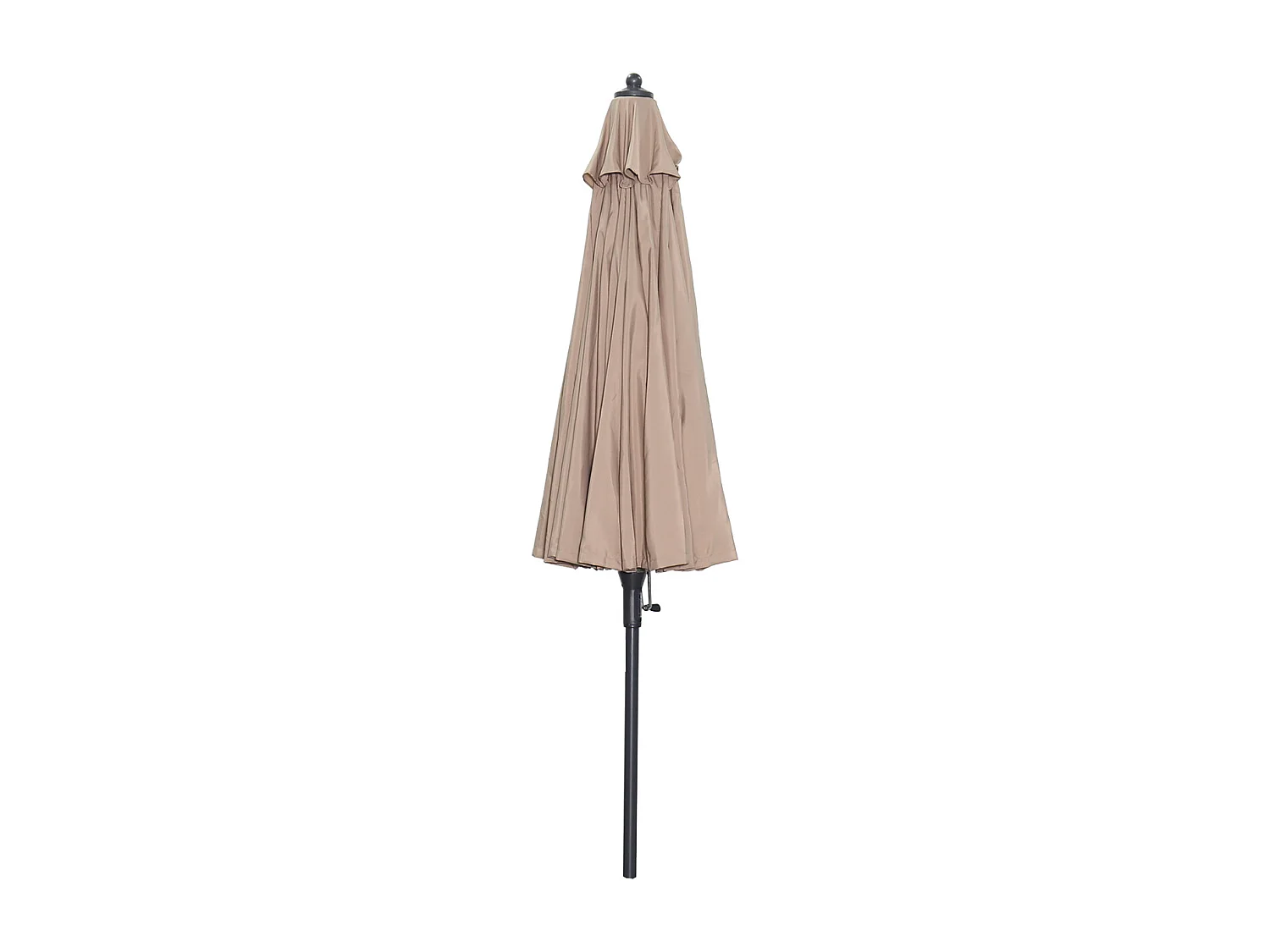 Garden Impressions Manilla stokparasol Ø250 cm - taupe incl parasolhoes en 40 kg Cosmo parasolvoet