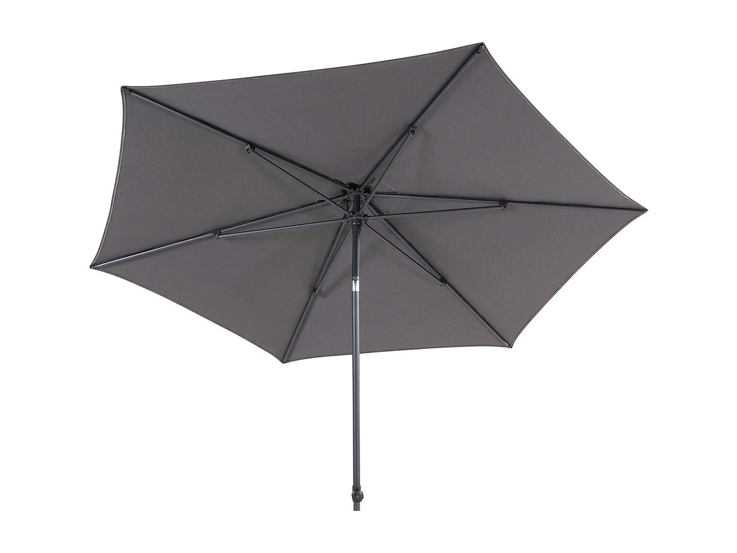 4 Seasons Azzurro stokparasol Ø300 cm Charcoal solefin
