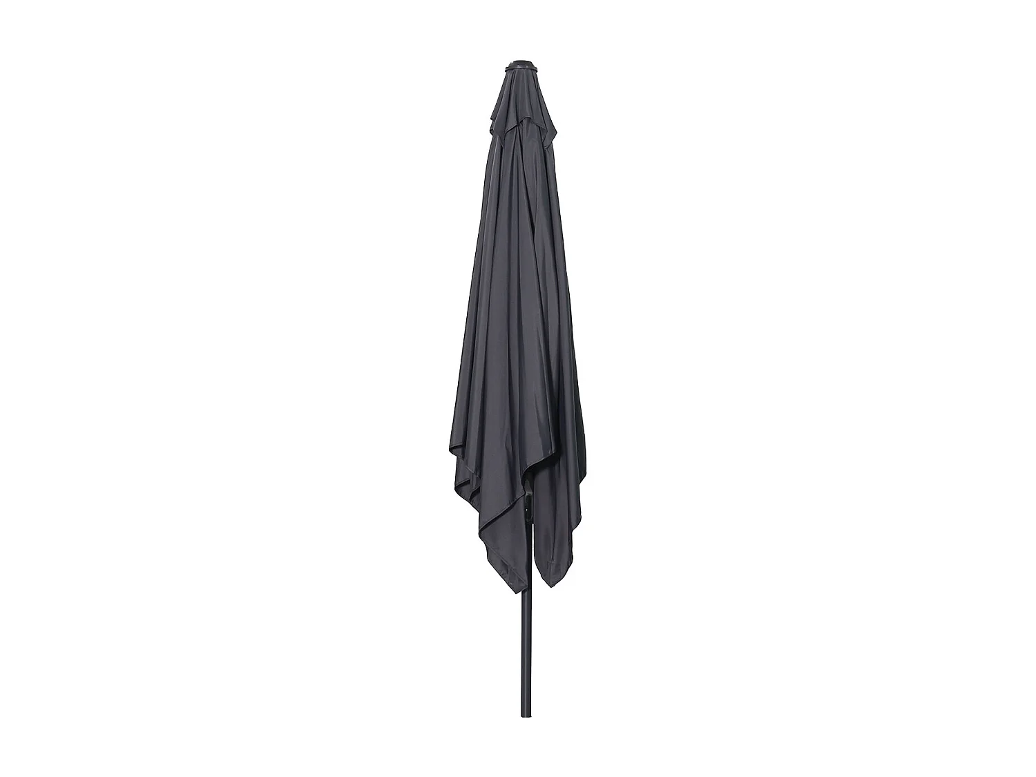 Parasol canne - Garden Impressions - Lotus - 250x250 - gris foncé