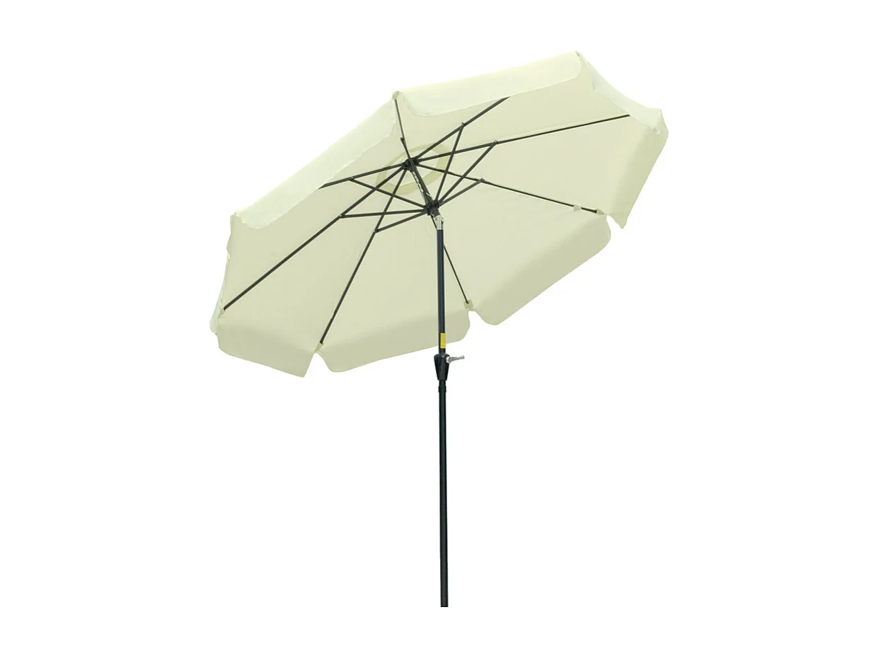 Parasol Belmorado Inclinable Protection UV50+ Résistant Beige 266 cm
