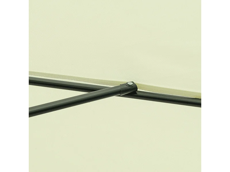 Parasol Belmorado Inclinable Protection UV50+ Résistant Beige 266 cm