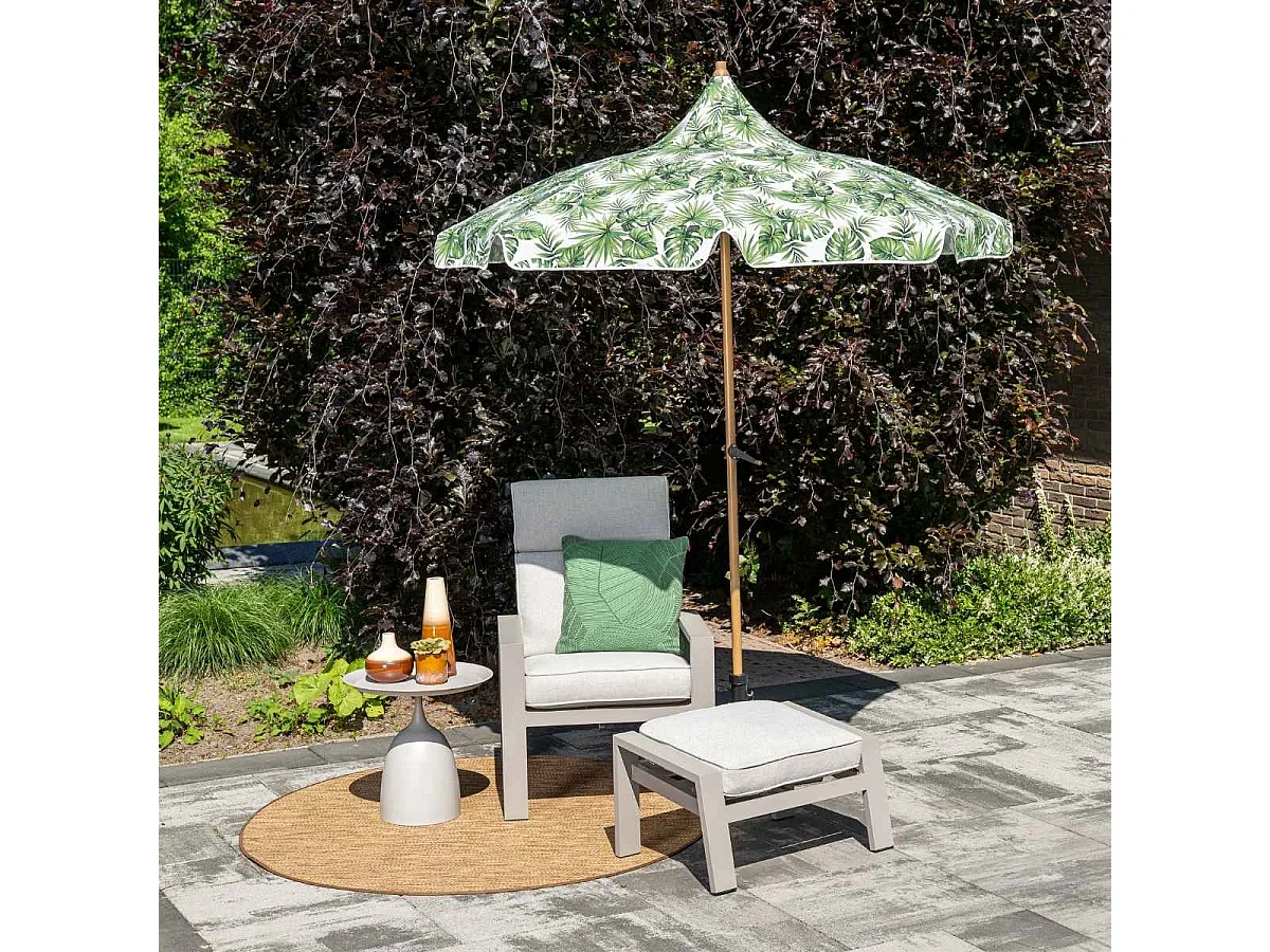 Garden Impressions Aloha stokparasol palm green Ø200 cm